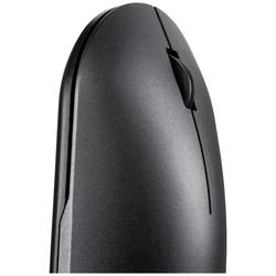 Renkforce RF-WM-200 optická myš, přenos bezdrátový, Bluetooth®, 3 tlačítko, 800 dpi, 1200 dpi, 1600 dpi, 2400 dpi, 4000 dpi, černá
