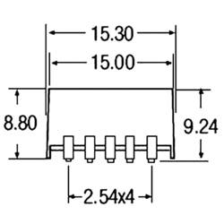 RECOM R-78AA5.0-0.5SMD DC/DC měnič napětí, SMD 8 V/DC 500 mA 20 W Počet výstupů: 1 x Obsah 1 ks