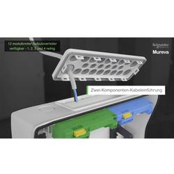 Schneider Electric 13431DE Mureva Rozdělovač do vlhkých prostor na omítku Počet modulů (šířka) = 12 Počet řádků = 1 Obsah 1 ks