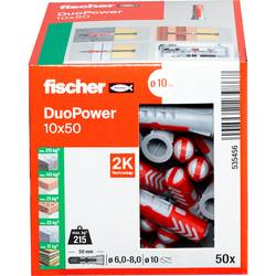 Fischer 535456 DUOPOWER 10x50 LD 2komponentní hmoždinka 50 mm 10 mm 50 ks