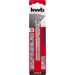 kwb 421106 HSS kovový spirálový vrták 6 mm Celková délka 115 mm DIN 1412 C 1/4 (6,3 mm) 1 ks