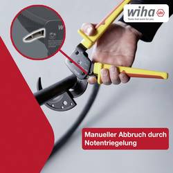 Wiha 46674 štípací kleště na kabely hliníkový a měděný kabel, jedno- a vícežilový, 34 mm, 300 mm²