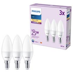 Philips 8719514460034 LED Energetická třída (EEK2021) F (A - G) E14 2.8 W = 25 W teplá bílá 3 ks