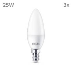 Philips 8719514460034 LED Energetická třída (EEK2021) F (A - G) E14 2.8 W = 25 W teplá bílá 3 ks