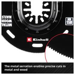 Einhell 708048 halbrund BIM, 88mm Bimetal ponorný pilový list 88 mm 1 ks
