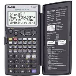 Casio fx-5800P školní počítač, displej (počet míst) 16, na baterii, černá