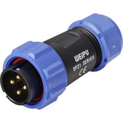 Weipu SP2110 / P 4 I kulatý faston, 1 ks