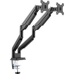 Digitus DA-90395 držák na stůl pro monitor 2 Displej: (s) 38,1 cm (15) - 81,3 cm (32) černá otočný, nastavitelná výška, naklápěcí, otočný, nakláněcí