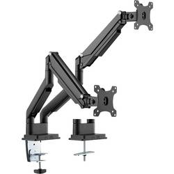 Digitus DA-90395 držák na stůl pro monitor 2 Displej: (s) 38,1 cm (15) - 81,3 cm (32) černá otočný, nastavitelná výška, naklápěcí, otočný, nakláněcí