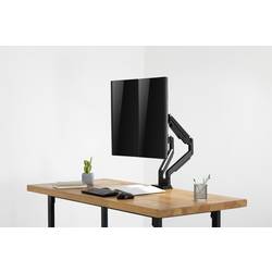Digitus DA-90395 držák na stůl pro monitor 2 Displej: (s) 38,1 cm (15) - 81,3 cm (32) černá otočný, nastavitelná výška, naklápěcí, otočný, nakláněcí