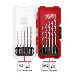 Einhell 108723 sada spirálových vrtáku do kovu, 10dílná, 2 mm, 2.5 mm, 3 mm, 3.5 mm, 4 mm, 4.5 mm, 5 mm, 5.5 mm, 6 mm, 6.5 mm, 1 sada