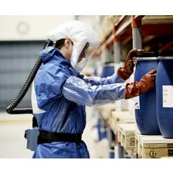 3M S-133L1 jednorázová lehká kapuce EN 12941, EN 166 bílá