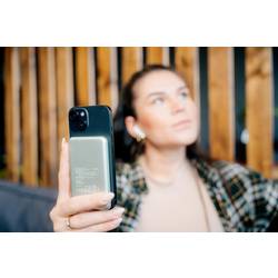 Verbatim Charge n Go Magnetic Wireless powerbanka Li-Pol, 5000 mAh, Rychlé nabíjení, Quick Charge 3.0, Power Delivery 3.0, Adaptivní rychlé nabíjení, USB-C®,