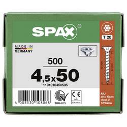 SPAX 1191010450505 R 88091 Senkkopf/T-STAR šroub do dřeva 4.5 mm 50 mm T-STAR plus ocel WIROX 500 ks