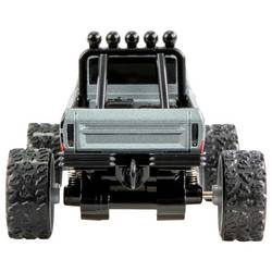 Amewi šedá komutátorový 1:64 RC model auta elektrický monster truck zadní 2WD (4x2) RtR 2,4 GHz vč. akumulátorů a kabelu k nabíjení, se světelným efektem