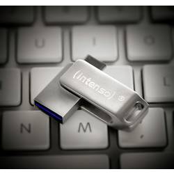Intenso cMobile Line USB flash disk 128 GB stříbrná 3536491 USB-C™ (USB 3.2 Gen 1), USB 3.2 (Gen 1x1)
