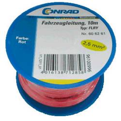 Conrad Components 606261 kabel pro automotive, FLRY-B, 1 x 2.50 mm², červená, 10 m