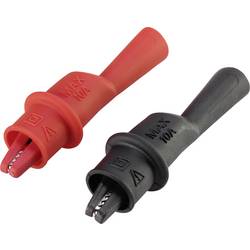 VOLTCRAFT MSK-111 krokosvorka, zásuvka 2 mm, CAT III 1000 V, CAT IV 600 V, černá, červená