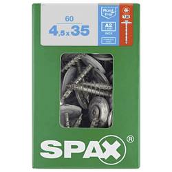 SPAX 4577000450357 Klempířský šroub 4.5 mm 35 mm T-STAR plus nerezová ocel A2 60 ks