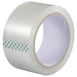 TOOLCRAFT 2xTO-10187127 balicí lepicí páska transparentní (d x š) 66 m x 50 mm 12 ks