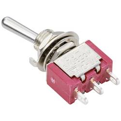 TRU COMPONENTS TC-9957460 Páčkový spínač 125 V/AC, 250 V/AC 3 A 1x zap/zap s aretací 1 ks