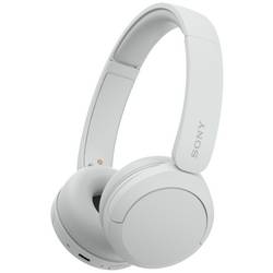 Sony WH-CH520 Headset otevřená (On Ear) Bluetooth® stereo bílá Redukce šumu mikrofonu Indikátor nabití, headset, personalizace zvuku, regulace hlasitosti,