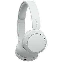 Sony WH-CH520 Headset otevřená (On Ear) Bluetooth® stereo bílá Redukce šumu mikrofonu Indikátor nabití, headset, personalizace zvuku, regulace hlasitosti,