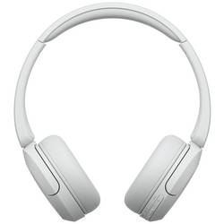 Sony WH-CH520 Headset otevřená (On Ear) Bluetooth® stereo bílá Redukce šumu mikrofonu Indikátor nabití, headset, personalizace zvuku, regulace hlasitosti,