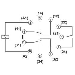 Phoenix Contact REL-OR3/L-120AC/3X21, 2903695 relé, 250 V/DC, 10 A, 10 ks