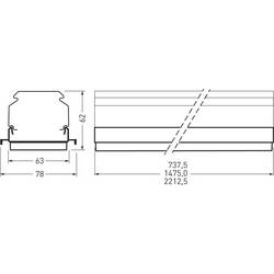 Trilux 9002017174 7651 LW #9002017174 Nosník LED světla 50 W LED bílá 1 ks
