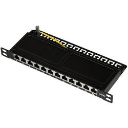 LogiLink NP0066 12 portů patch panel 254 mm (10) CAT 6A 0.5 U