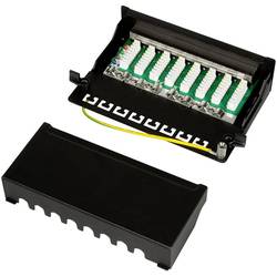 LogiLink NP0017B 8 portů patch panel CAT 6 1 U