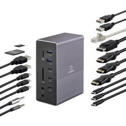 Renkforce USB-C® dokovací stanice RF-DKS-910 Vhodné pro značky (dokovací stanice pro notebook): univerzální MacBook vč. funkce nabíjení