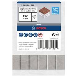 Bosch Accessories 2608601420 2608601420 segmenty pro suché vrtací korunky 112 mm diamantová vrstva 6 ks