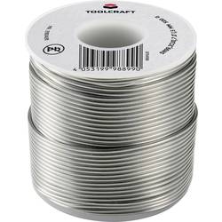 TOOLCRAFT bezolovnatý pájecí cín cívka Sn99,3Cu0,7 ROL1 500 g 1.5 mm