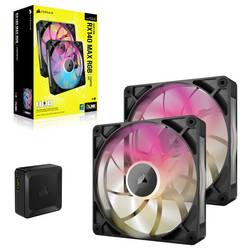 Corsair iCUE Link RX14 PC větrák s krytem černá (š x v x h) 140 x 140 x 30 mm včetně LED osvětlení