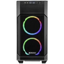 Sharkoon Sharkoon V1000 RGB - microATX - Seitenteil mit Fenster (gehärtetes Glas) micro tower PC skříň černá