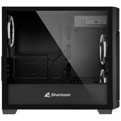 Sharkoon Sharkoon V1000 RGB - microATX - Seitenteil mit Fenster (gehärtetes Glas) micro tower PC skříň černá