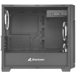 Sharkoon Sharkoon V1000 RGB - microATX - Seitenteil mit Fenster (gehärtetes Glas) micro tower PC skříň černá