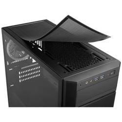 Sharkoon Sharkoon V1000 RGB - microATX - Seitenteil mit Fenster (gehärtetes Glas) micro tower PC skříň černá