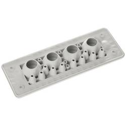 Trelleborg MH-24 F 19-1 LIGHT GREY UL94 V-0 IP65 | TPE | Screw TPE, šedá, 1 ks