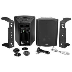 Omnitronic ALP-6A black sada aktivních PA reproduktorů 17 cm 6.5 palec 45 W 2 ks