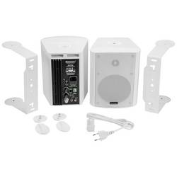 Omnitronic ALP-5A white sada aktivních PA reproduktorů 30 W 2 ks