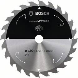 Bosch Accessories 2608837704 2608837704 tvrdokovový pilový kotouč 190 x 20 mm Počet zubů (na palec): 24 1 ks
