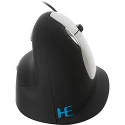 R-GO Tools RGOHELA ergonomická myš USB optická černá, stříbrná 4 tlačítko 3500 dpi ergonomická