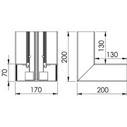 OBO Bettermann 6274740 montážní příslušenství (š x h) 170 mm x 70 mm 1 ks čistě bílá