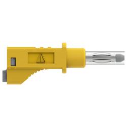 Electro PJP 2214/600V-CD1-25J měřicí kabel zásuvkový konektor 4 mm 25 cm žlutá 1 ks
