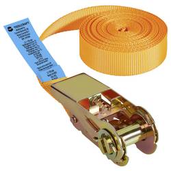 TOOLCRAFT TO-10246098 Přivazovací únosnost napřímo (LC)=350 daN (d x š) 6 m x 25 mm přezka se zubatým páskem EN 12195-2