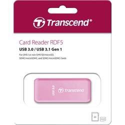 Transcend TS-RDF5R externí čtečka paměťových karet USB 3.2 (Gen 1x1) růžová