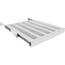 LogiLink SF1S65G 19 palec přístrojová police pro datové skříně 1 U vysouvací Vhodné pro hloubku skříně: 800 mm šedá